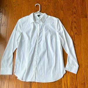 Ann Taylor XXL white blouse